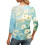 Top da donna a maniche a 3/4, camicie casual con scollo a V, magliette basic morbide, camicette da lavoro 4