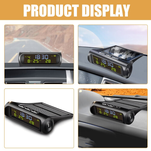 1Pcs for Car Dashboard with Digital Display and Thermometer Function 1