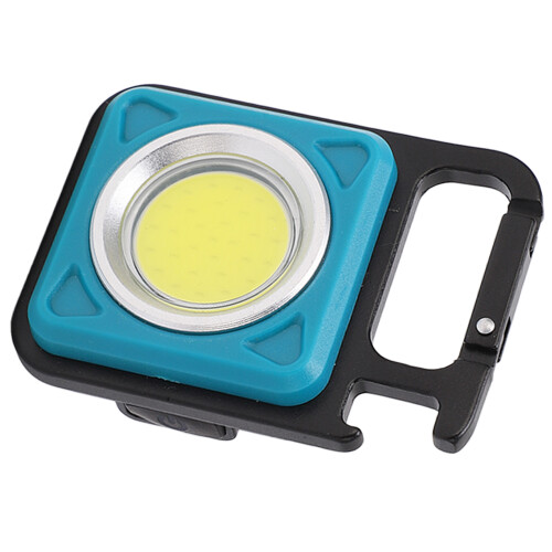 COB Keychain Flashlight Waterproof Compact Camping Gadget Rechargeable Magnetic Base Bottle Opener Multi Purpose Tool 2