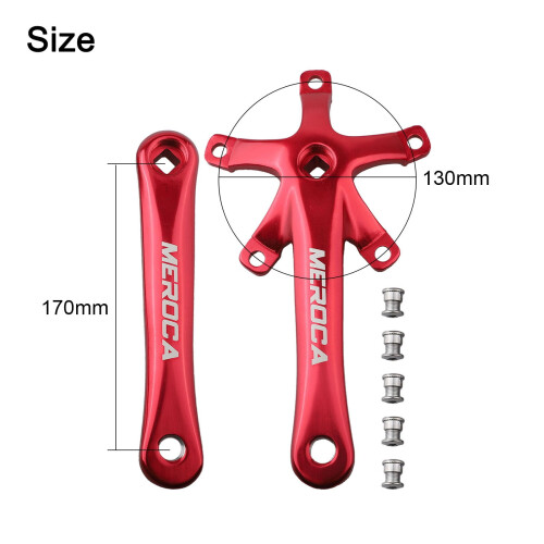 Bicycle Crank Set 170mm 130BCD Mountain Bike 2
