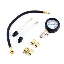 Car & Motorcycle Petrol Engine Compression Tester with Storage Case Tool Set