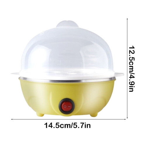 Karymi Cooker Mini Stainless Steel Double-Layer Egg Boiler 2