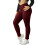 Calças legging térmicas femininas com forro de lã e bolsos. 2
