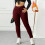 Calças legging térmicas femininas com forro de lã e bolsos. 5