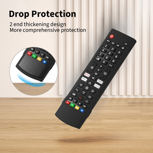 Θήκη σιλικόνης για τηλεχειριστήριο Smart TV συμβατή με τις σειρές LG AKB75375604, AKB75095302, 2