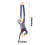 Marineblauwe gibbon pluche speelgoed van 50 cm. 6
