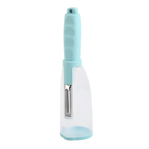 Melon & Fruit Peeler with Container – Storage-Type Vegetable Peeler for Potato, Fruit, Melon – 1PC 1