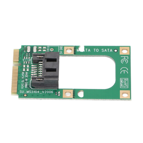 Μετατροπέας προσαρμογέα SATA3.0III Mini PCI-E M.2NGFF & Msata SSD σε μετατροπέα SATA2Lane με σύγχρονο 1