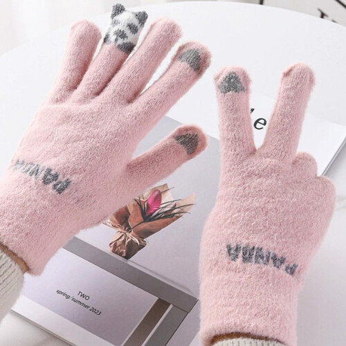 Rufa Panda Fleece Handsker Touchscreen Vindtæt Unisex 1