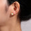 Pearl Stud Earrings 18K Gold Plated 5