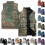 Γυναικείο, μοντέρνο, casual, αμάνικο, βαμβακερό μπουφάν με φλοράλ στάμπα, μπλε, 4