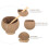 Condiment Containers With Lids Coconut Shell Cup Cocktail 7