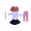 Oefntac winter doll sweater set 18 inch 3