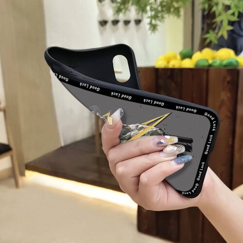 Μαλακή θήκη τηλεφώνου από TPU συμβατή με iPhone7/8/SE2020-2022/SE2/SE3 – Χαριτωμένα γκράφιτι, 2