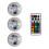 Conjunto de 3 velas de LED com mudança de cor e controle remoto. 2