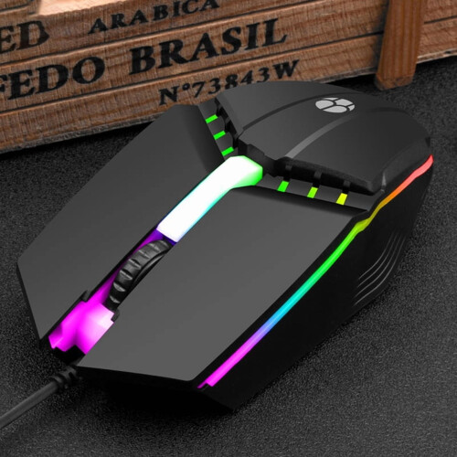 New USB Wired Computer Mouse 1000 DPI Mice Mute Button For Laptop PC Computer Gamer Wired Mouse Gaming Mouse 1