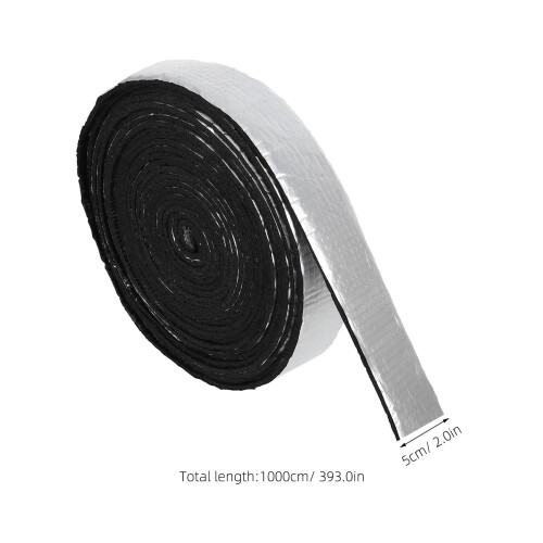 Pretyzoom Reflective Insulation Pipe Insulation Wrap Aluminum 1 Roll 1