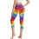 Παντελόνι γιόγκα με τυπωμένο Tie Dye για γυναίκες, ψηλόμεσο κολάν κάπρι, αθλητικό 2
