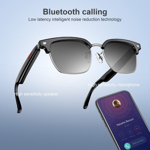 Έξυπνα γυαλιά Bluetooth ανοιχτού αυτιού για άνδρες/γυναίκες, ενσωματωμένο μικρόφωνο 1