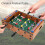 Portable Table Football Foosball Table Designed To Train Reflexes Interactive Fun That Combines Learning And Play In A Compact Space Saving Structure 8