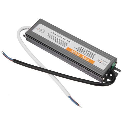 Μετασχηματιστής τροφοδοτικού LED 12V αδιάβροχος IP67 με προστασία από υπέρταση για 2
