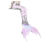 (pink, S) Code da sirena per nuotare con monopinna per bambini e adulti 2