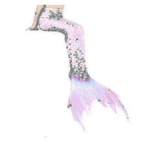 (pink, S) Code da sirena per nuotare con monopinna per bambini e adulti 1