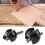 Double Step Round Over Router Bit Carbide Cutting Edge Decorative Edge Shaping Tool For Wood Door Frames Window Frames Boxes Heat Resistant Surface 6