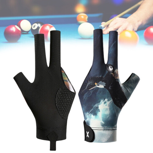 Billardhandschuh, Linkshänder-Billardhandschuh, 3-Finger-Snooker-Queue-Sporthandschuh, Billard-Poolhandschuh (c) 1