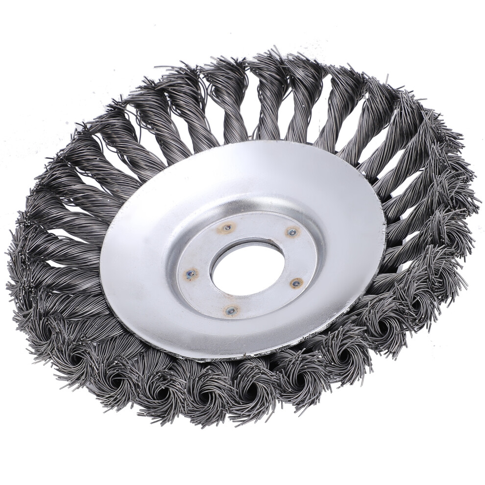 Wire Wheel Lawn Mower Weeding Brush 15X15x4.5cm Carbon Steel 4971392130056