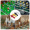 4 Pcs Replacement Foosball Player Single-piece Construction Table Soccer 3