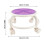 Purple Low Rolling Stool with High Weight Capacity 2