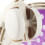 Purple Low Rolling Stool with High Weight Capacity 5