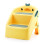 Foldable Toddler Step Stool 2 Steps, Safe Slip-Resistant, Yellow 3