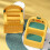 Foldable Toddler Step Stool 2 Steps, Safe Slip-Resistant, Yellow 11