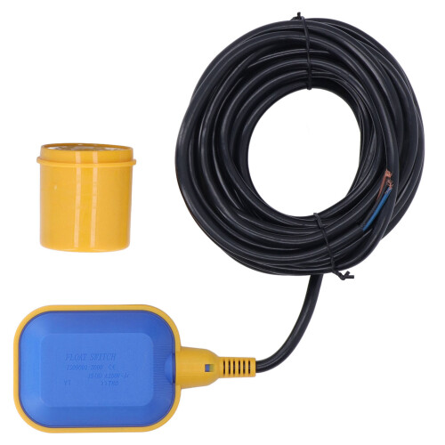 Water Tank Float Switch Auto Pilot Water Level Controller Sump Pump Dual Function Usage Sewage System Electrical Endurance IP68Waterproof Adjustable 1