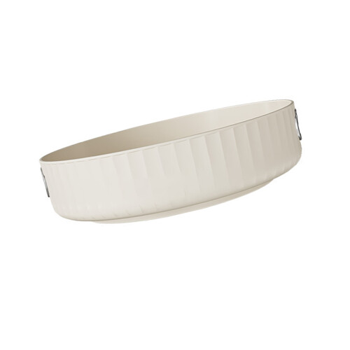 Creamy White Rotating Storage Shelf 28x7 cm 450g