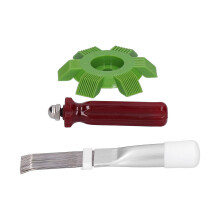 Air Conditioner Fin Cleaning Brush Combo, Plastic & Steel Tools