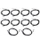 Stainless Steel Housing Waterproof Temp Sensor Probe NTC Thermistor Temperature Sensor Probe Anti Rust Moisture Proof Compact Structure Quick 8