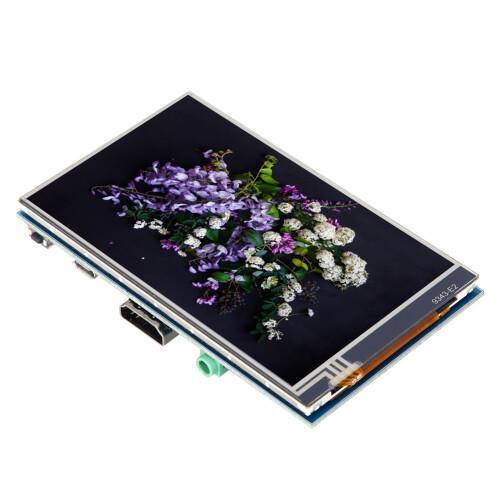 Οθόνη αφής αντίστασης για Raspberry Pi4 ιντσών 800x480IPS HDMI με ρυθμό ανανέωσης 60FPS 2