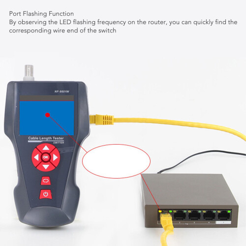 Network Cable Tester Color LCD 2.8in 1800mAh 2