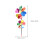 3pcs Pinwheels Windmill for Yard Multi-color Garden Decoration 2