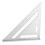 Aluminum Alloy Rafter Triangle Ruler Protractor Square Carpenter Tool 20cm 6