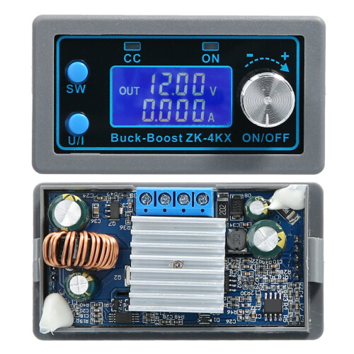 Solar Battery Charging Module Buck Boost Converter Variable Voltage Regulator Adjustable Power Supply LCD Display Anti Backflow Protection For High 2