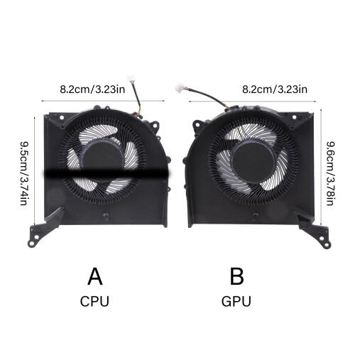 Ανεμιστήρας CPU φορητού υπολογιστή χαμηλού θορύβου από μέταλλο για Y9000K R9000K2023 2