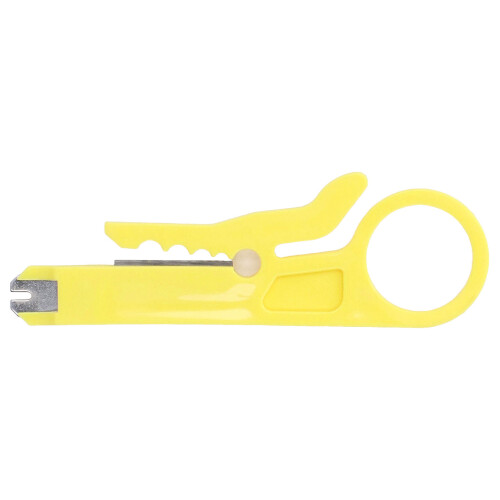 Network Cable Cutter With Durable Plastic Construction, Punch Down Tool And Mini Wire Stripper Set, Adjustable Stripping Blade For UTP STP Telephone 1