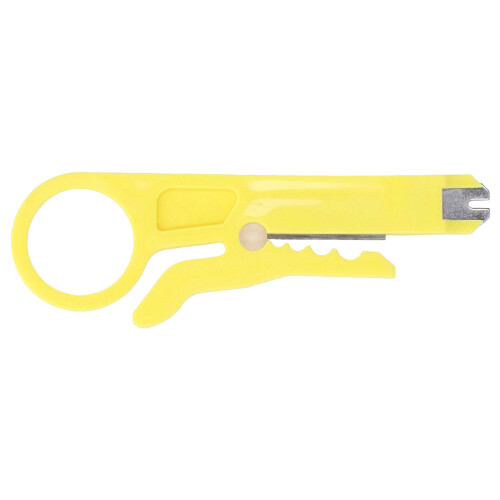 Network Cable Cutter With Durable Plastic Construction, Punch Down Tool And Mini Wire Stripper Set, Adjustable Stripping Blade For UTP STP Telephone 2
