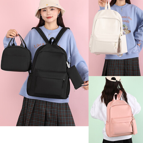 3 Piece Backpack - Bookbag with Lunch Box for School - Lightweight Backpacks 2