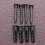 ULTNICE Curtain Rod Support Bracket Adjustable Iron Black 2Pcs 4x1.6x0.6In 4