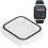 Scratch Resistant Watch Protector Case For Apple Watch Effortless Installation Tempered Glass Screen Protector With Wireless Charge Compatibility 5